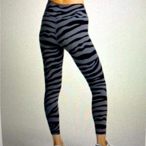Varley | Luna Leggings Steel Zebra High Rise 7/8 Leggings Size S